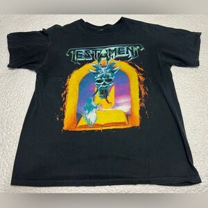 Vintage Testament Shirt Mens Large Band Tee
